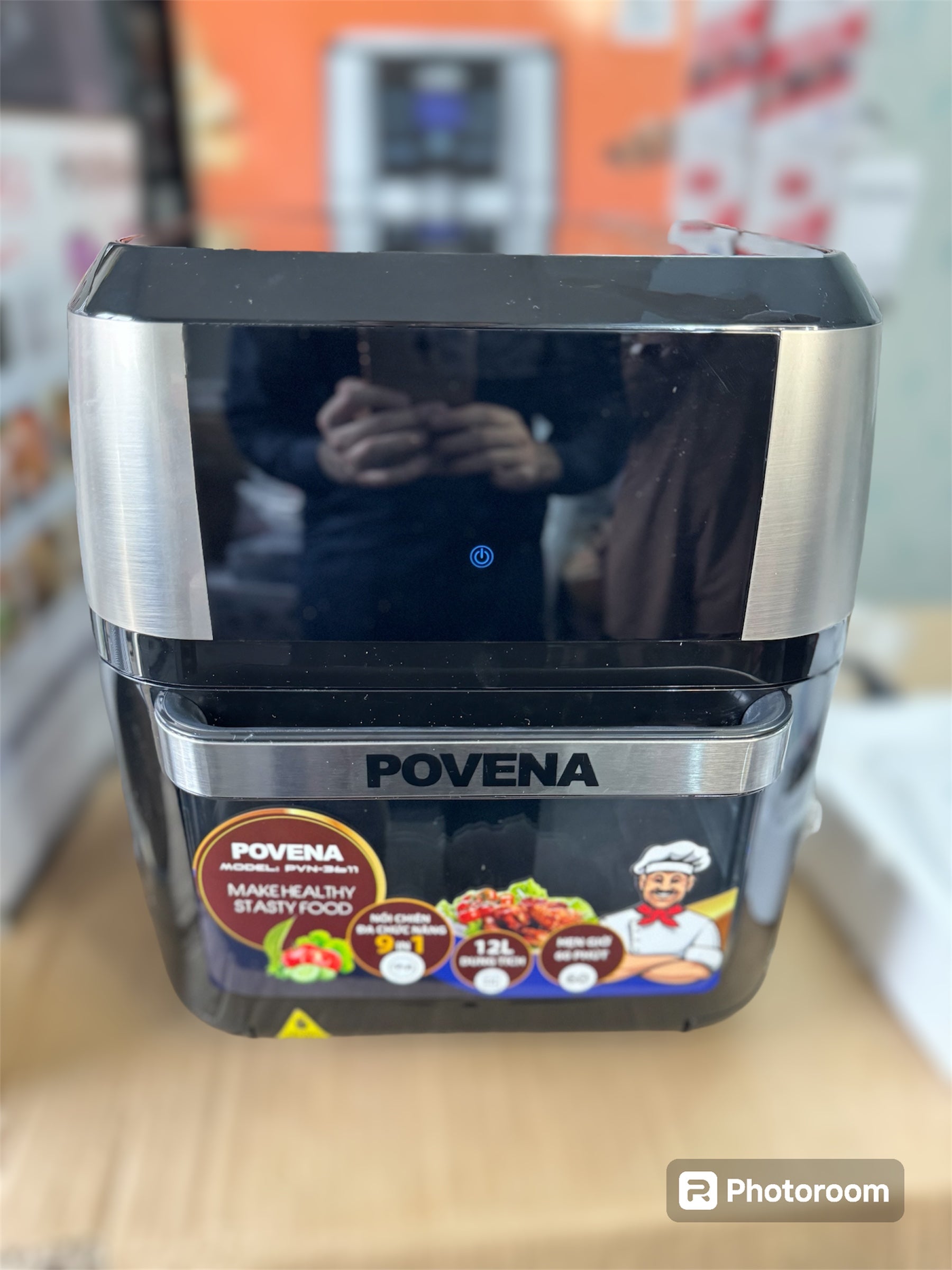 Povena 12L XXL Air fryer and Oven