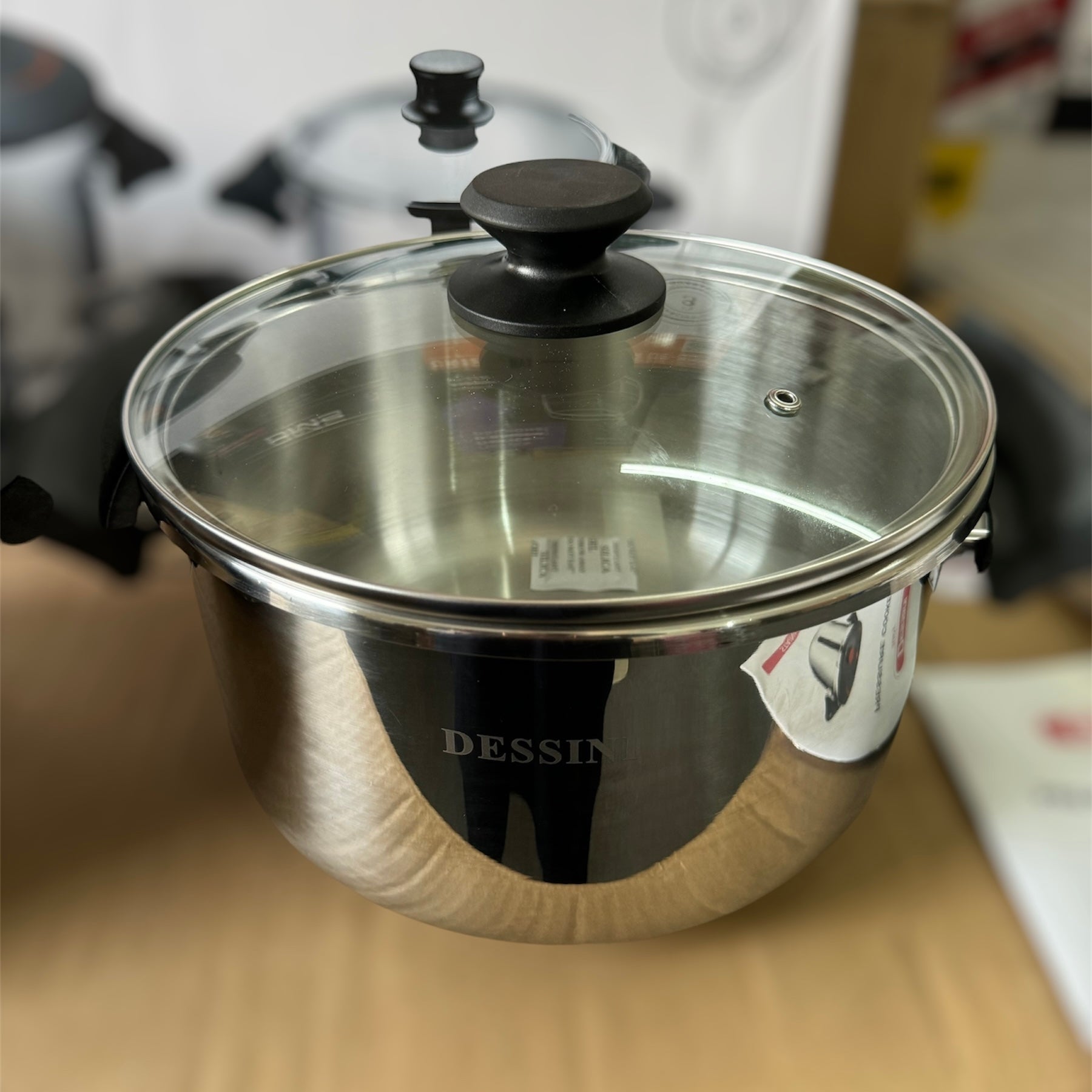 Dessini dual pressure cooker+pan 6-8L set