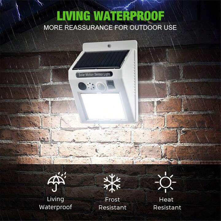 Wall mount Solar Alarm Lamp