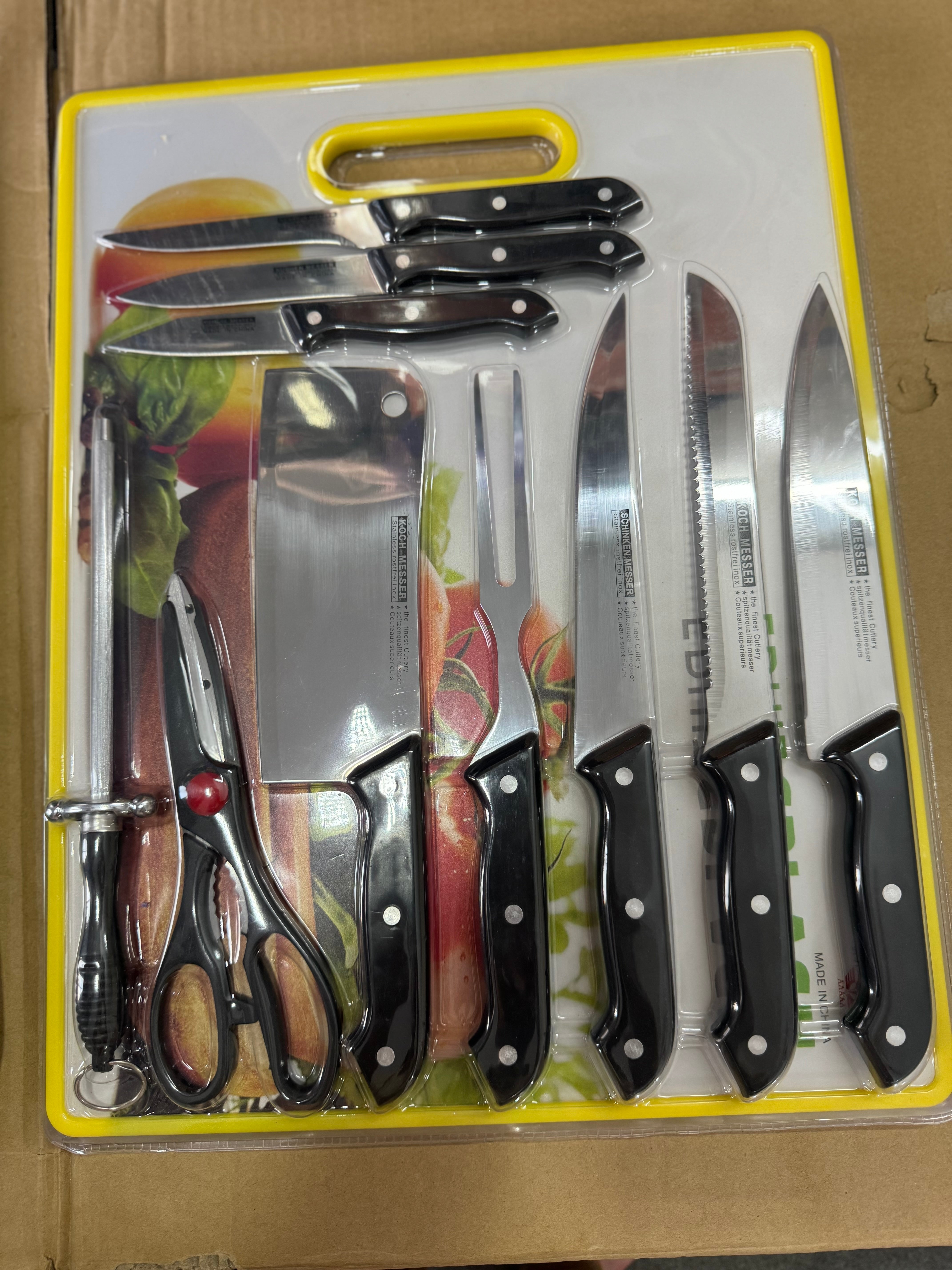 Premium Knife set - with Cutting board