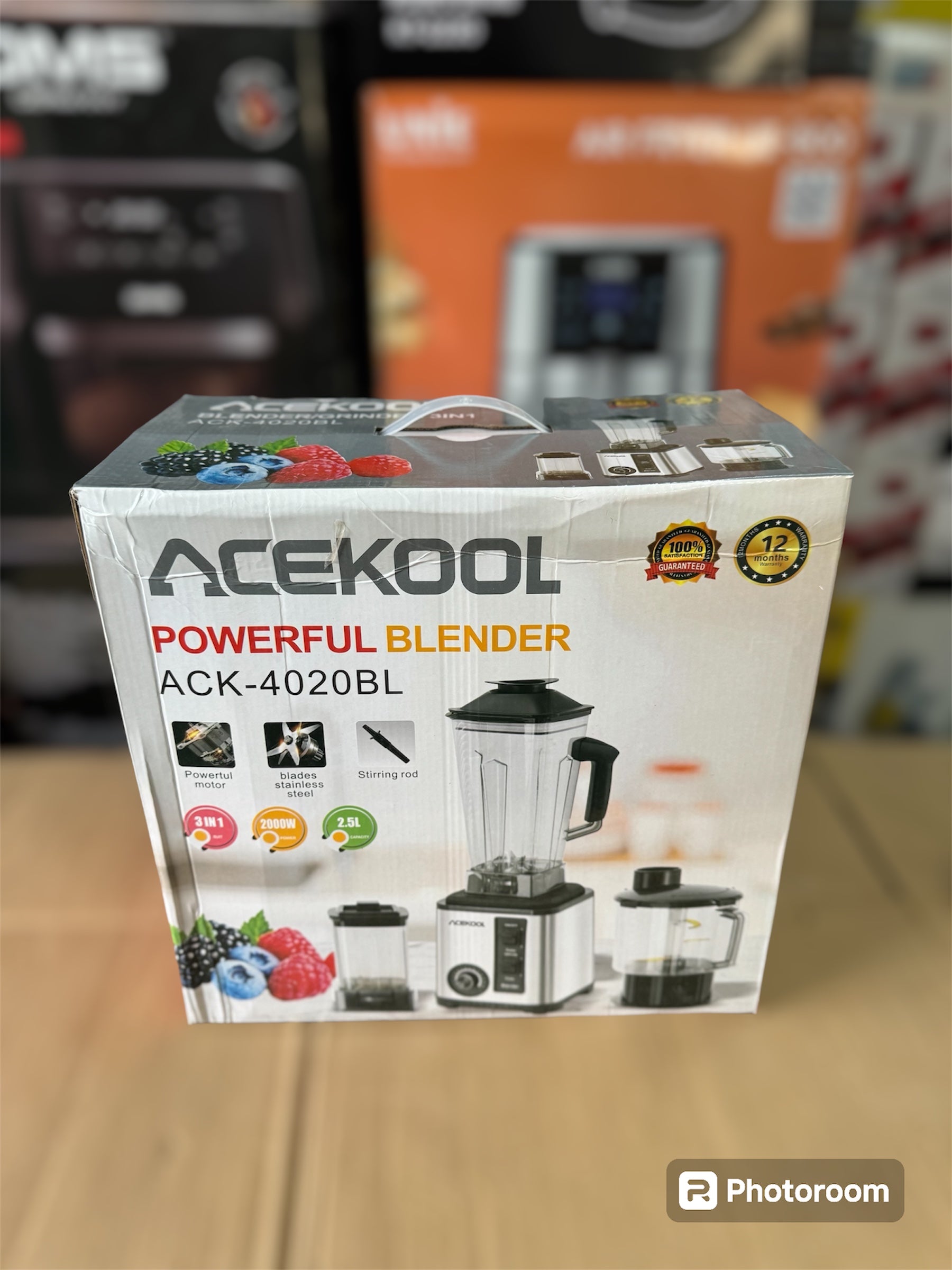 Acekool 3 in 1 blender set