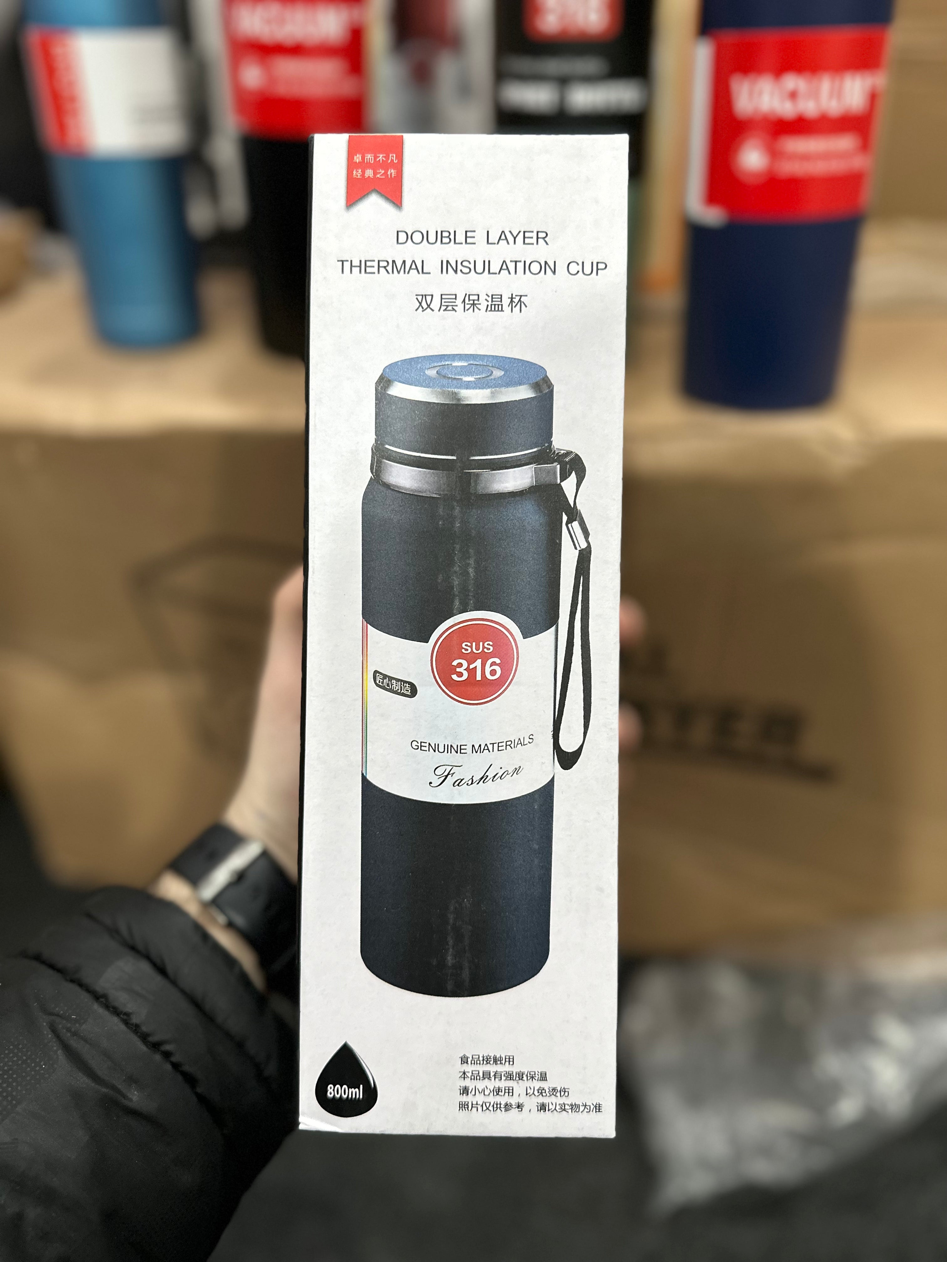 Imported Vacuum flask 800 ML—GREEN