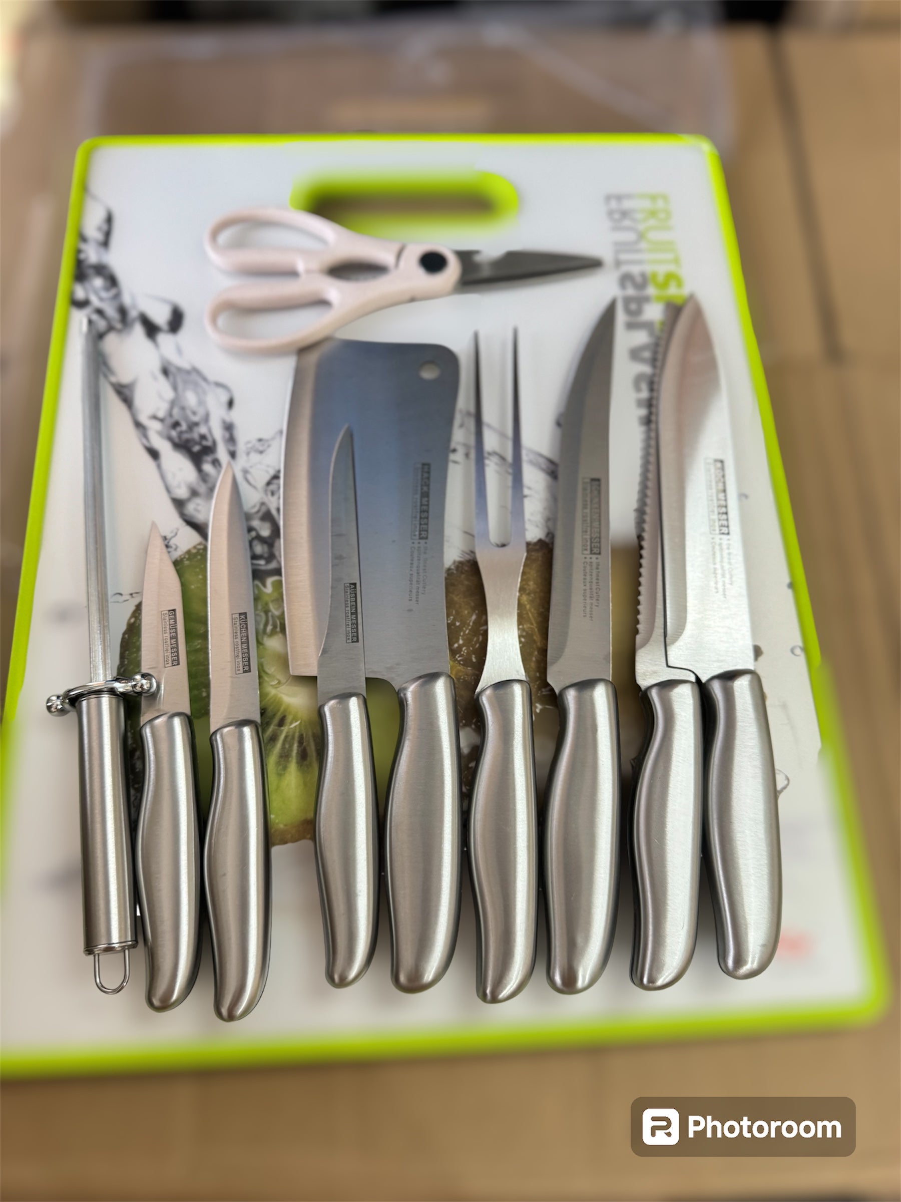 Premium Knife set - with Cutting board