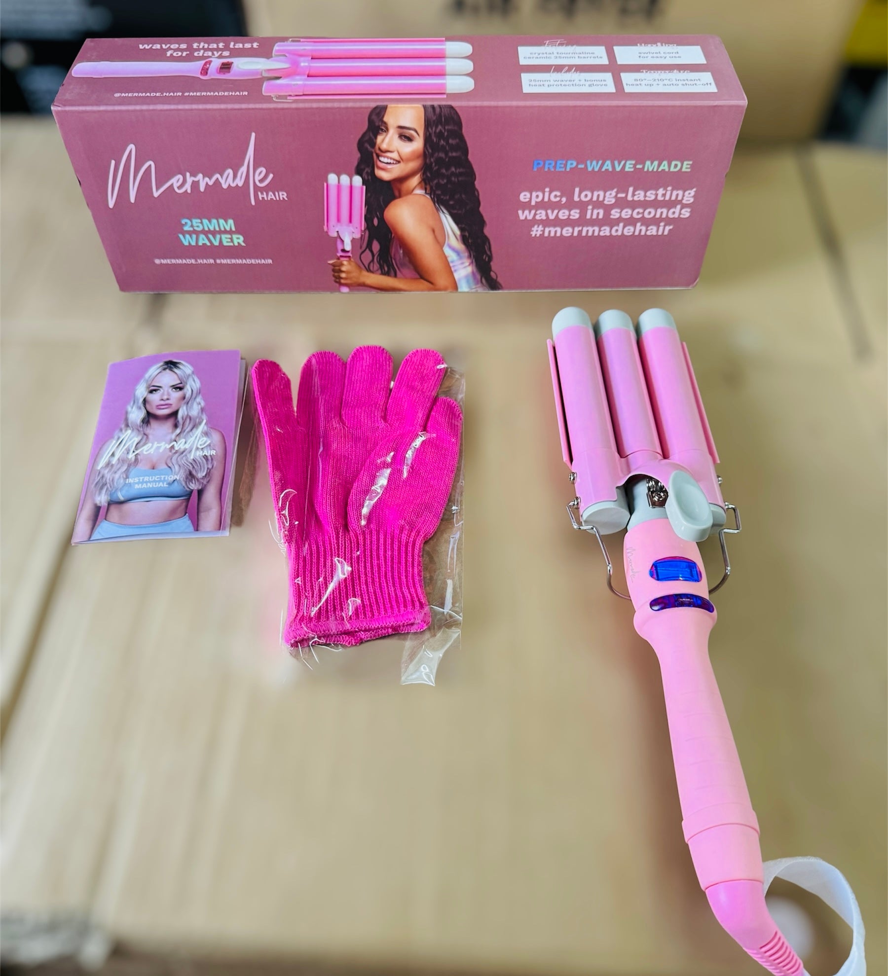 Mermade hair waver and curler