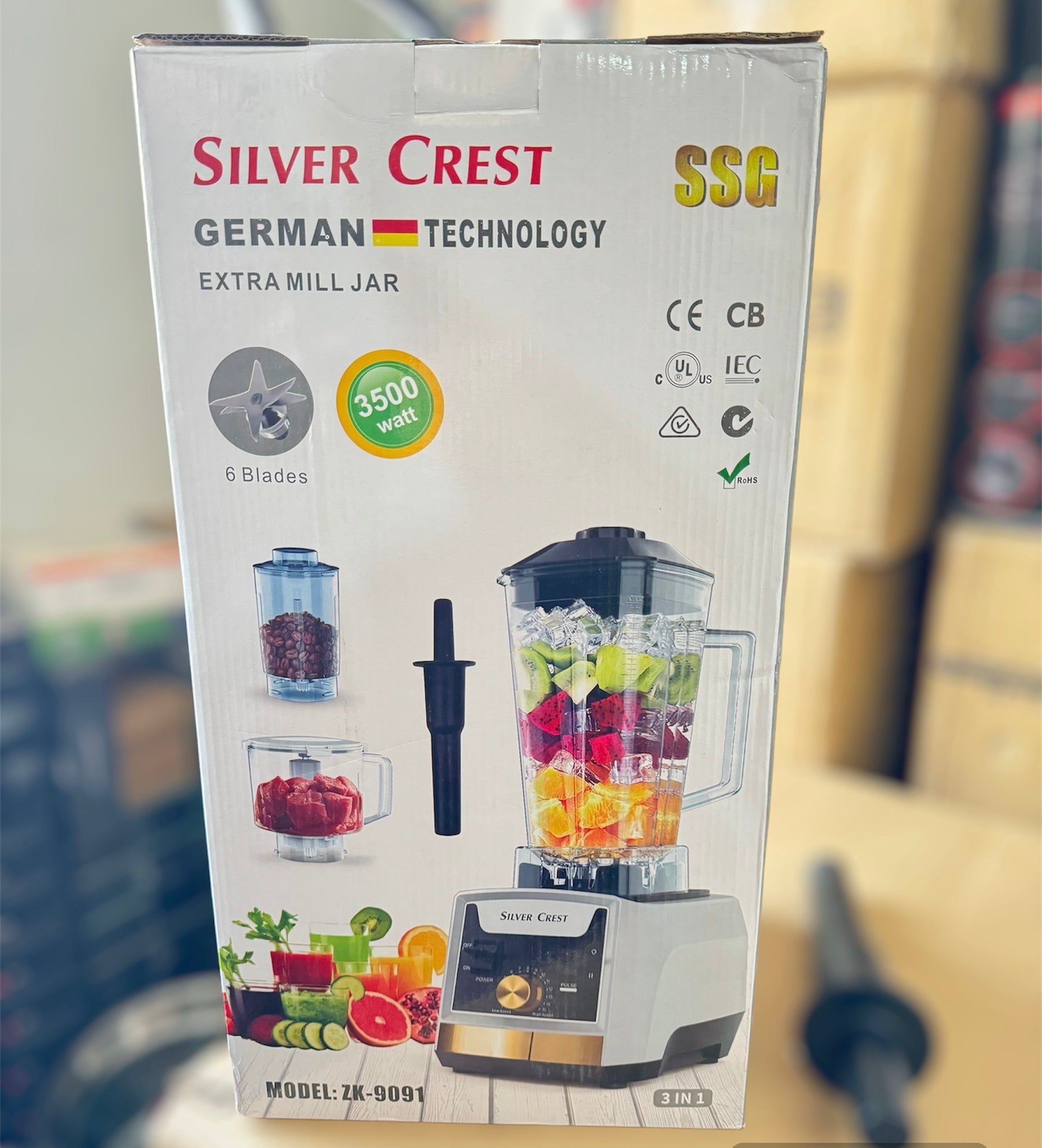 Silver crest 3-in-1 blender set