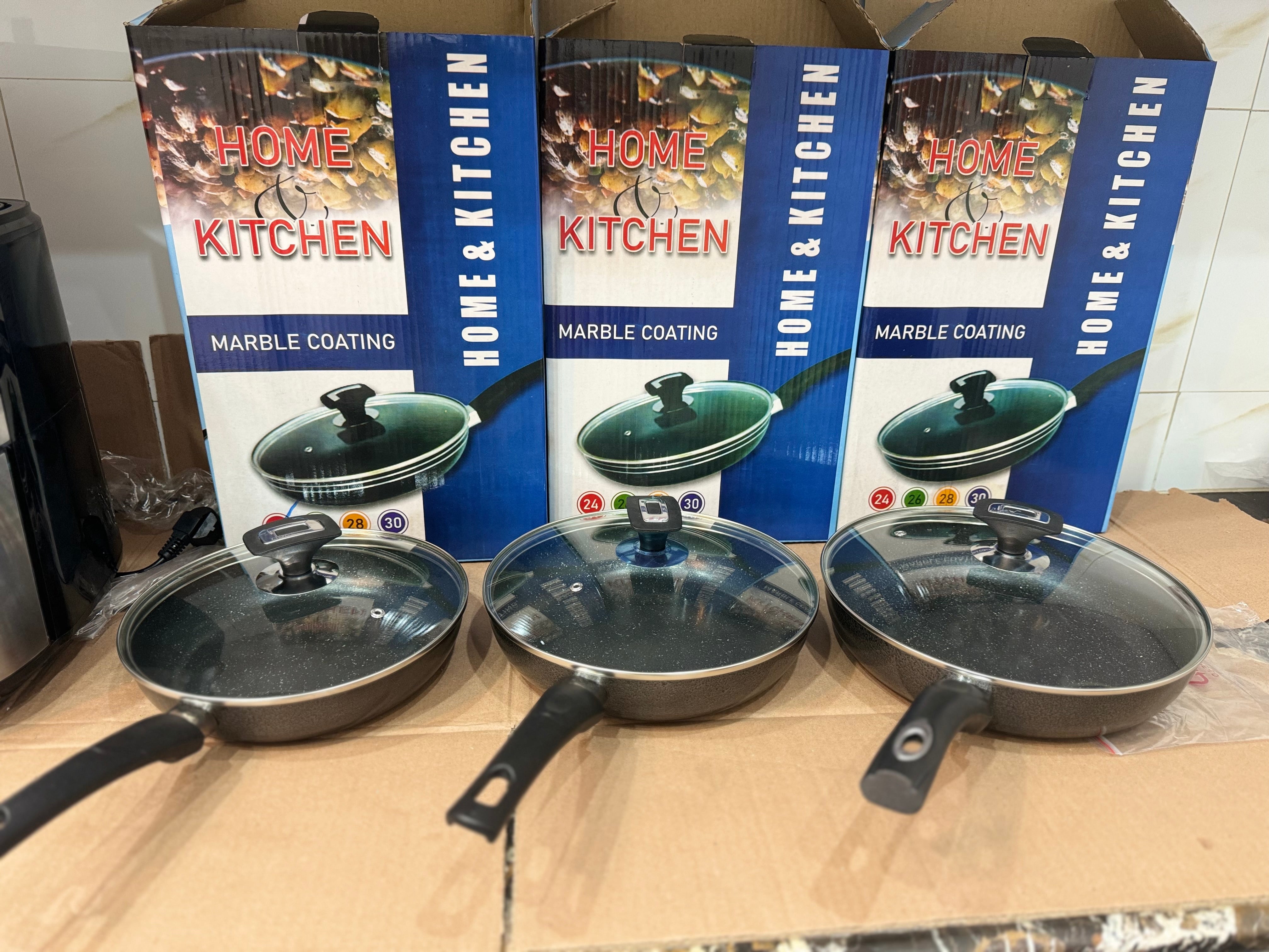 Lot imported Deep FryPan Set