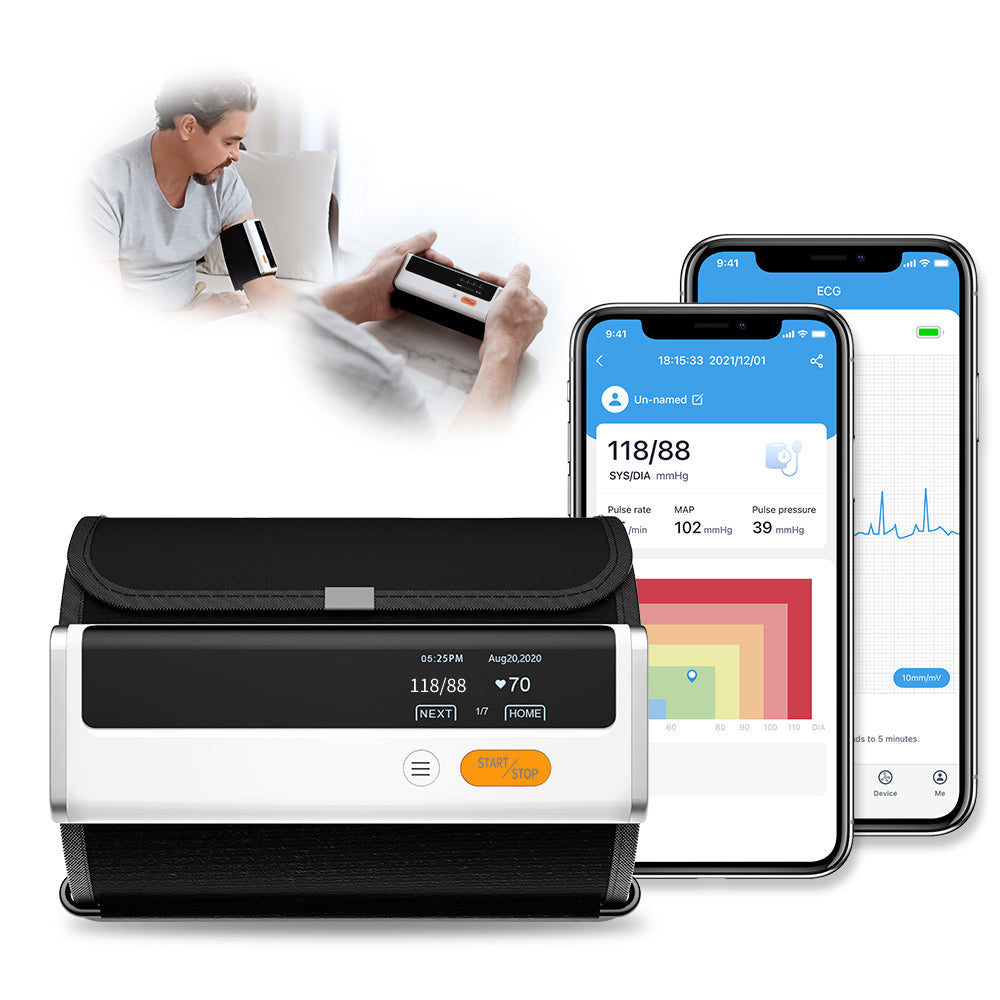 Wireless Portable BP and ECG Machine