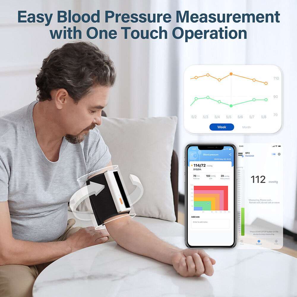 Wireless Portable BP and ECG Machine