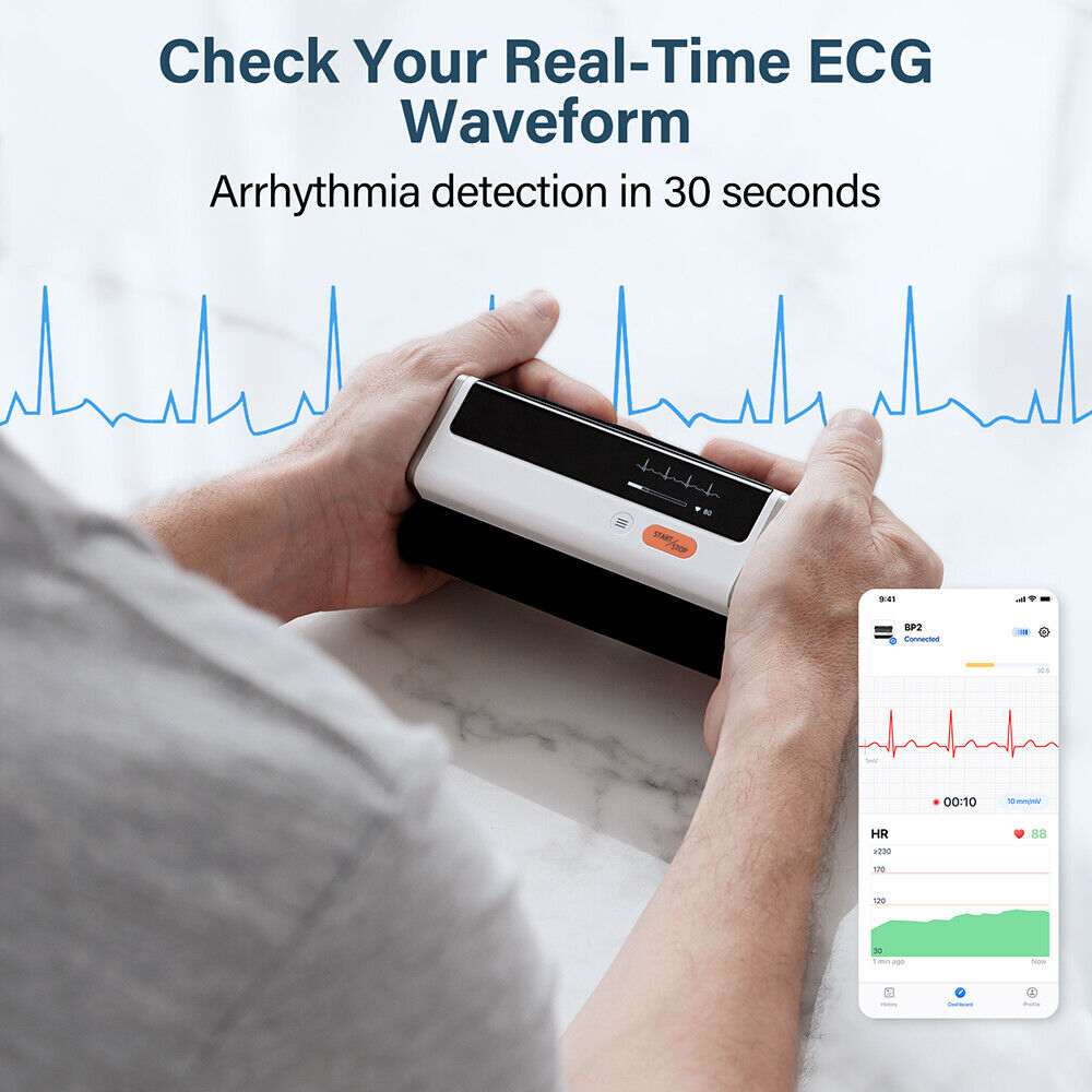 Wireless Portable BP and ECG Machine