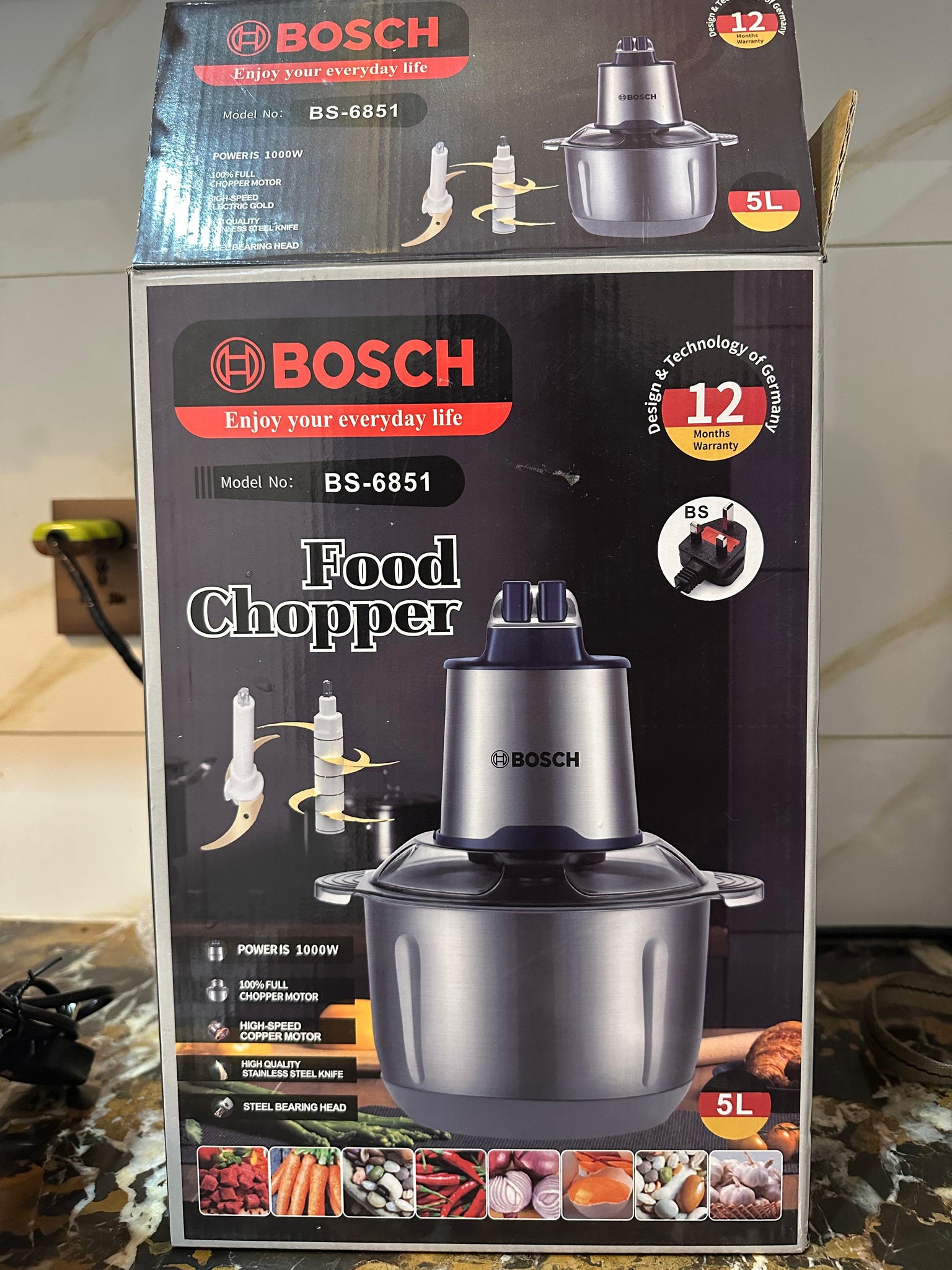 Lot Imported 5L BOSCH brand Meat and Vegetable Chopper Peshawar