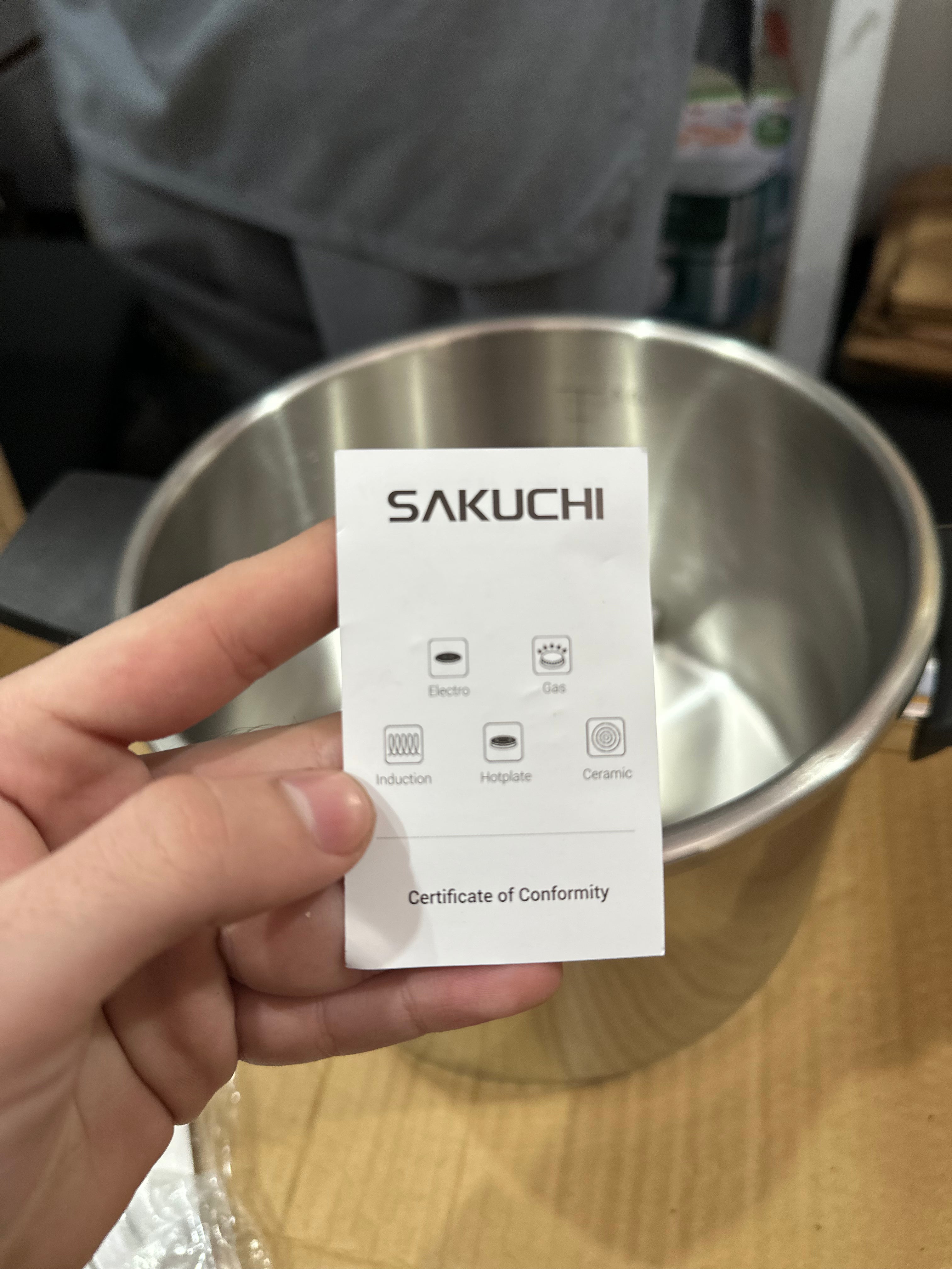 Amazon imported Sakuchi Pressure cooker —5L